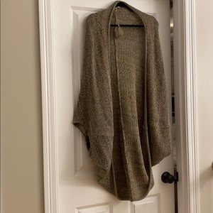 Cocoon boho beige knit shrug.  One size